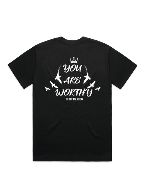 You Are Worthy T-Shirt BLACK| Beyond Physical